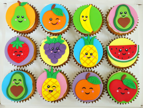 Fruit Themed Cupcakes (Box of 12)