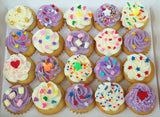 Assorted Sprinkles Mini Cupcakes (Box of 20)