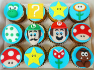 Mario Themed Cupcakes (Box of 12)