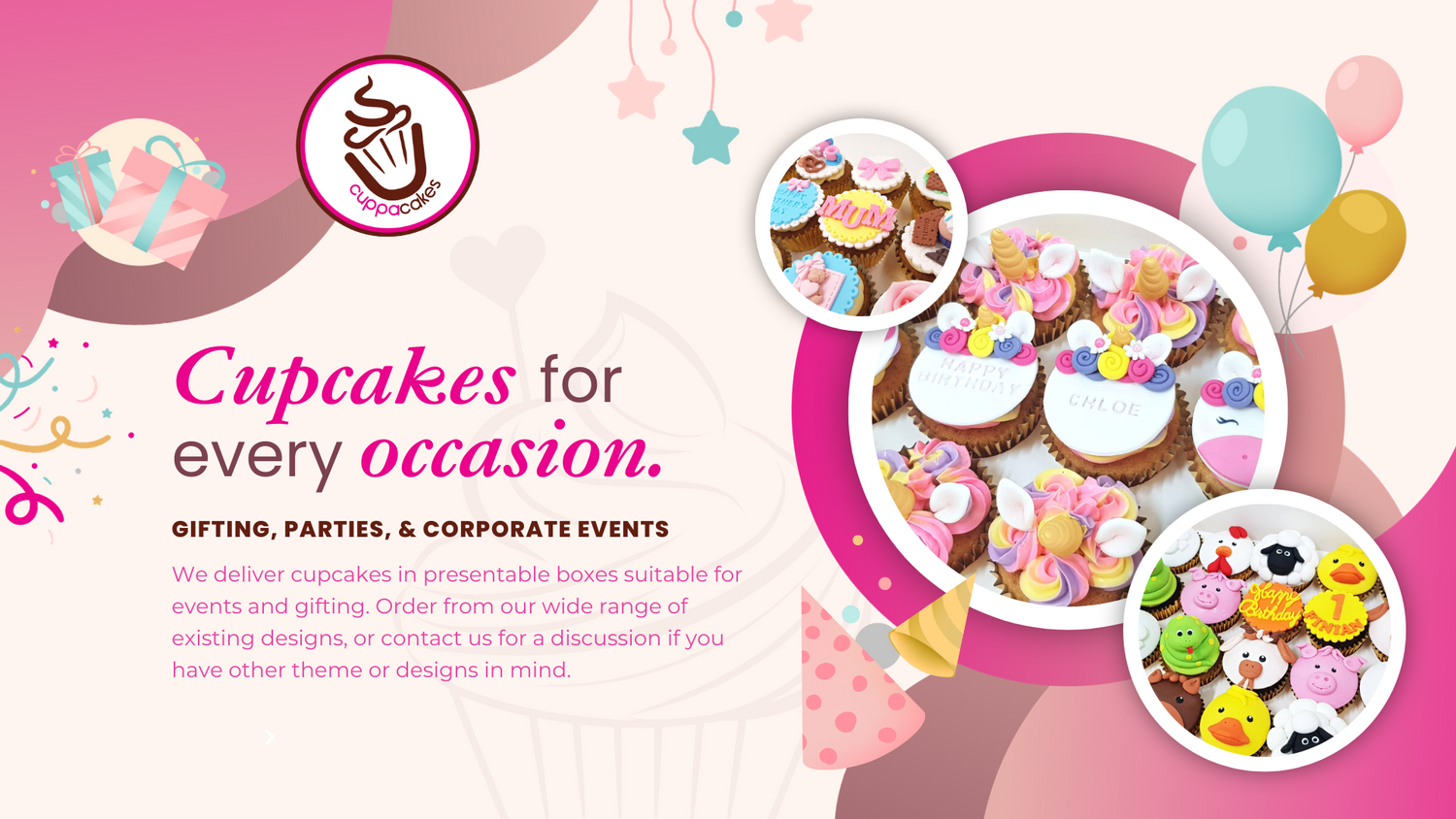 Premium French Butter Cupcakes; Customised Cupcakes Singapore ...