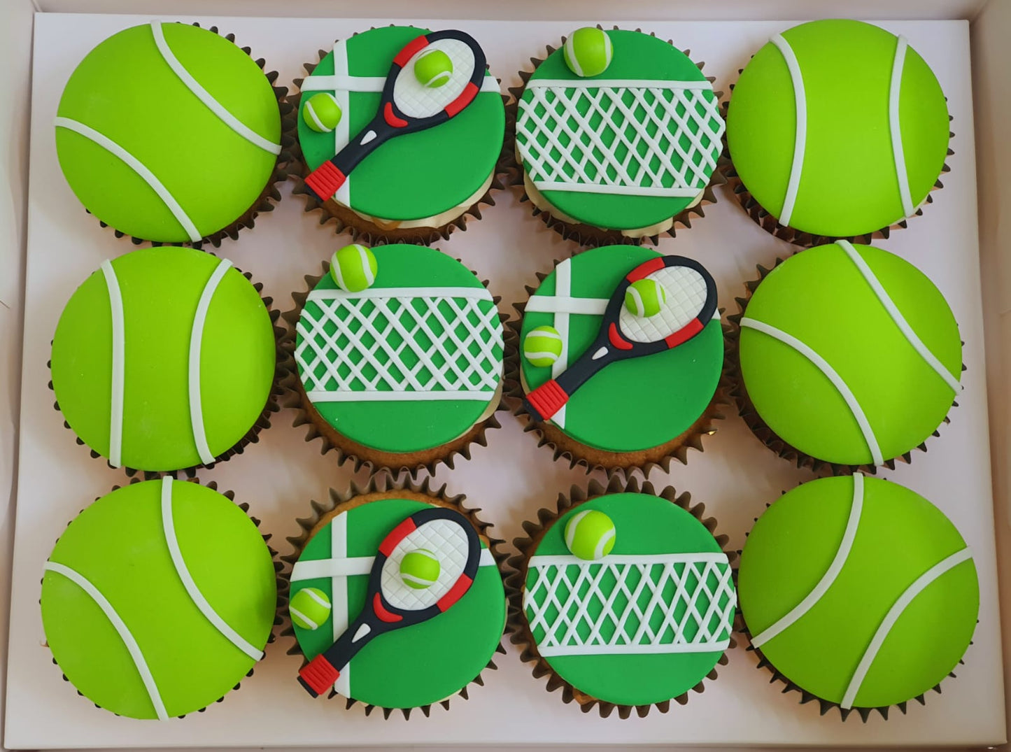 Tennis Cupcakes (Box of 12)