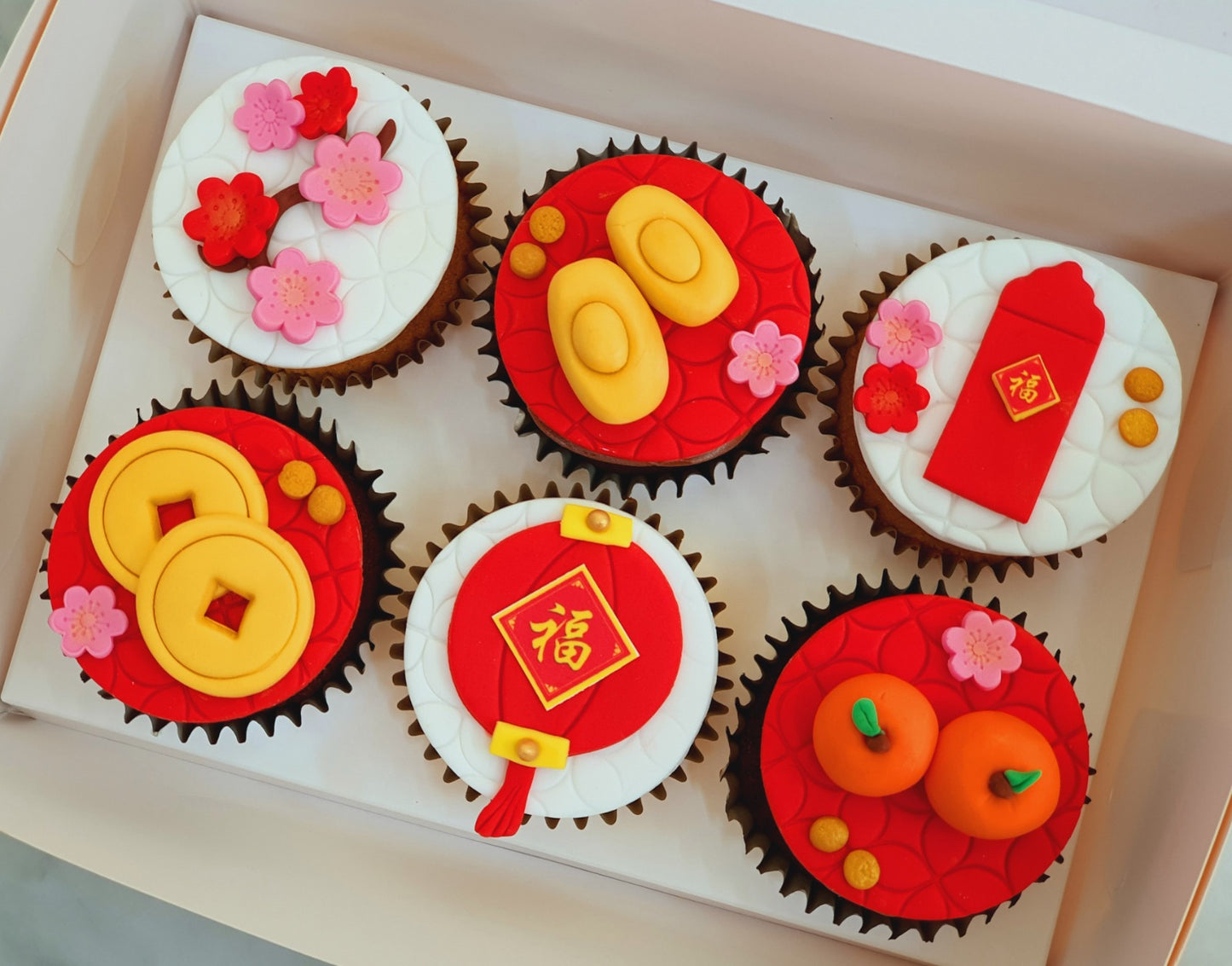 CNY Cupcakes - Luck and Prosperity