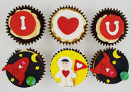 Valentine's Day Cupcake Set - I Love You To The Moon And Back - Cuppacakes - Singapore's Very Own Cupcakes Shop