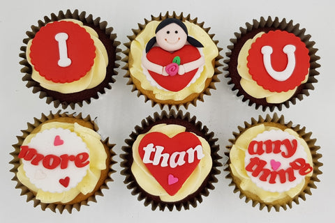 Valentine's Day Cupcake Set - I Love You More Than Anything - For Him - Cuppacakes - Singapore's Very Own Cupcakes Shop