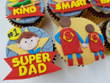 Father's Day Cupcake Set - Dad, My Hero - Cuppacakes - Singapore's Very Own Cupcakes Shop