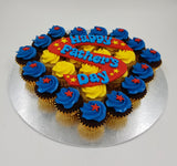 Father's Day Mini Cupcake Set - Super Happy Father's Day - Cuppacakes - Singapore's Very Own Cupcakes Shop