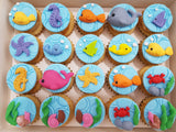 Under The Sea Mini Cupcakes (Box of 20) - Cuppacakes - Singapore's Very Own Cupcakes Shop