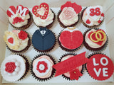 Anniversary Cupcakes (Box of 12) - Cuppacakes - Singapore's Very Own Cupcakes Shop