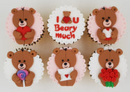 Valentine's Day Cupcake Set - Beary Love - Cuppacakes - Singapore's Very Own Cupcakes Shop