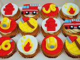 Fire Fighting Themed Cupcakes (Box of 12)