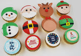 Christmas Cupcakes (Set of 12) - Santa And Friends - Cuppacakes - Singapore's Very Own Cupcakes Shop
