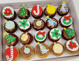 Christmas Mini Cupcakes (Box of 20) - O Christmas Tree - Cuppacakes - Singapore's Very Own Cupcakes Shop