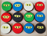 Ninja Themed Cupcakes (Box of 12)