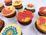 Deepavali Cupcakes - Happy Diwali (Box of 12) - Cuppacakes - Singapore's Very Own Cupcakes Shop