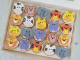 Jungle Animal Mini Cupcakes (Box of 20)